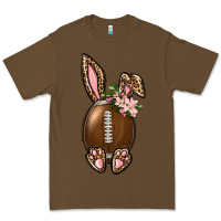 Cacao American Football Easter Bunny Premium Tee - BundleAndBundleShop