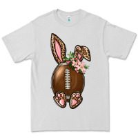 Dove Grey American Football Easter Bunny Premium Tee - BundleAndBundleShop