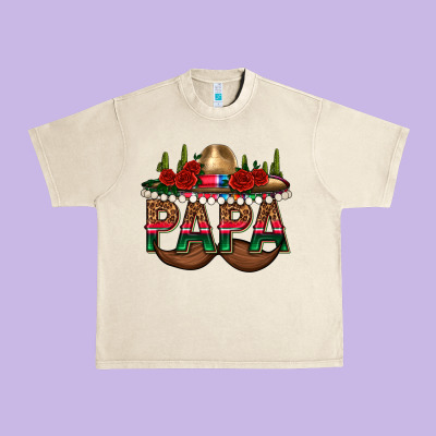 Papa Urban Heavy Tee Designed By Texasbilliewilder