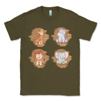 Army Green Safari Baby Animal Clipart Classic Tee - Bettercallsaul