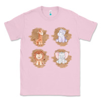 Bubblegum Pink Safari Baby Animal Clipart Classic Tee - Bettercallsaul