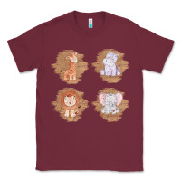 Burgundy Safari Baby Animal Clipart Classic Tee - Bettercallsaul