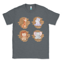 Charcoal Heather Safari Baby Animal Clipart Classic Tee - Bettercallsaul