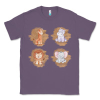 Lavender Safari Baby Animal Clipart Classic Tee - Bettercallsaul