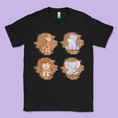 Safari Baby Animal Clipart Classic Tee Designed By Bettercallsaul