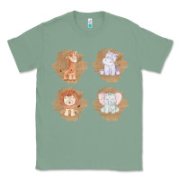 Sage Safari Baby Animal Clipart Classic Tee - Bettercallsaul