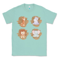 Seafoam Safari Baby Animal Clipart Classic Tee - Bettercallsaul