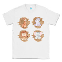 White Safari Baby Animal Clipart Classic Tee - Bettercallsaul