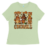 Matcha chilling with my gnomies bbs Ladies Tee - BundleAndBundleShop