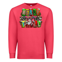 Cardinal merry christmas yall Premium Sweatshirt - CowhideDigitalArt