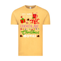 Vintage Mustard i just want to drink hot chocolate watch christmas movies premium Vintage Tee - baoMotion