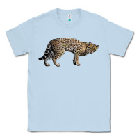 Dusty Blue Ocelot Classic Tee - LillyAllenDesigns