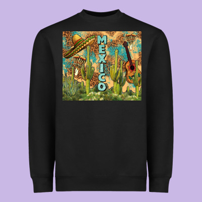 Mexico Heavyweight Sweatshirt Designed By Fadigitalartstudio