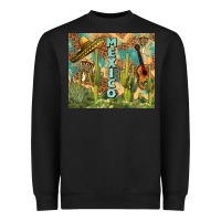 Black Mexico Heavyweight Sweatshirt - FaDigitalArtStudio