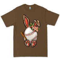 Cacao Baseball Easter Bunny Premium Tee - BundleAndBundleShop