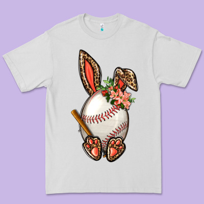 Baseball Easter Bunny Premium Tee Designed By Bundleandbundleshop