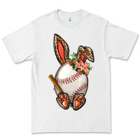 White Baseball Easter Bunny Premium Tee - BundleAndBundleShop