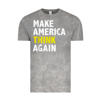 Cloud Rock Make America Think Again Funny Elections President Politics Vintage Tee - baoMotion