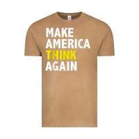 Vintage Camel Make America Think Again Funny Elections President Politics Vintage Tee - baoMotion