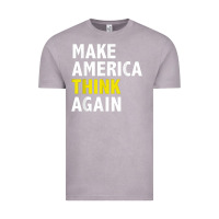 Vintage Zinc Make America Think Again Funny Elections President Politics Vintage Tee - baoMotion