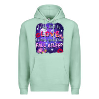 Seafoam Why Fall İn Love When You Can Fall Asleep Premium Hoodie - FaDigitalArtStudio