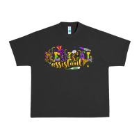 Pigment Black MA Medical Assistant Mardi Gras Urban Heavy Tee - NancyCooperArtShop