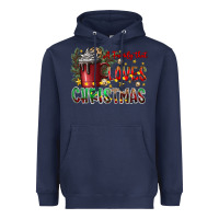 Navy afamilytloveschristmas Heavyweight Hoodie - CowhideDigitalArt