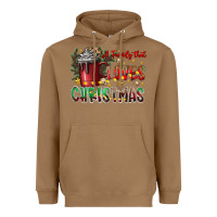 Toasted Coconut afamilytloveschristmas Heavyweight Hoodie - CowhideDigitalArt