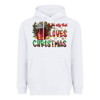 White afamilytloveschristmas Heavyweight Hoodie - CowhideDigitalArt