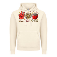 Vintage Artic Peace love hot chocolate Vintage Hoodie - NancyCooperArtShop