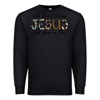 Black His Love is Strong Jesus His Grace is Free Premium Sweatshirt - CowhideDigitalArt