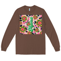 Chestnut mama with hippie daisies Long Sleeve Tee - TumblerDesignByShophia