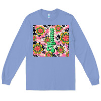 Colony Blue mama with hippie daisies Long Sleeve Tee - TumblerDesignByShophia