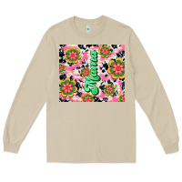 Mushroom mama with hippie daisies Long Sleeve Tee - TumblerDesignByShophia