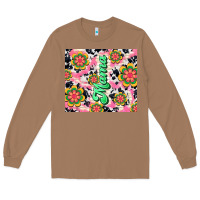 Toasted Coconut mama with hippie daisies Long Sleeve Tee - TumblerDesignByShophia