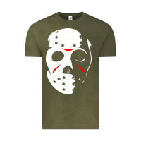 Vintage Olive jason hockey mask halloween Vintage Tee - baoMotion
