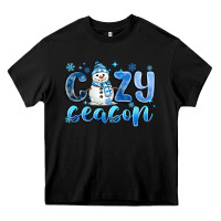 Black cozy season Heavy Core Tee - MaliasSmallBusiness