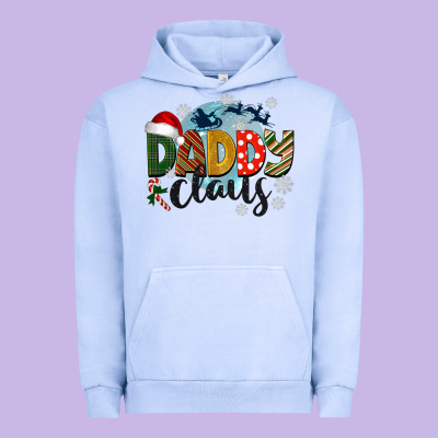 Daddy Claus Christmas Urban Hoodie Designed By Barkaloodesign