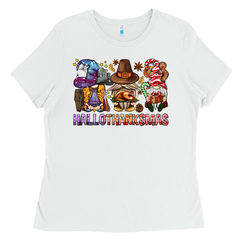 Hallothanksmas Gnomies Bbs Ladies Tee by BundleAndBundleShop | Teevron