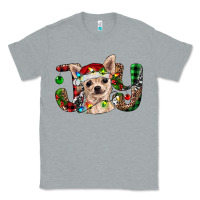 Heather Grey Christmas chihuahua joy Classic Tee - RanaPortraitStore