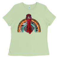 Matcha thanksgiving turkey rainbow Ladies Tee - RanaPortraitStore