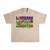 French Oak Louisiana Mardi Gras Urban Heavy Tee - NancyCooperArtShop