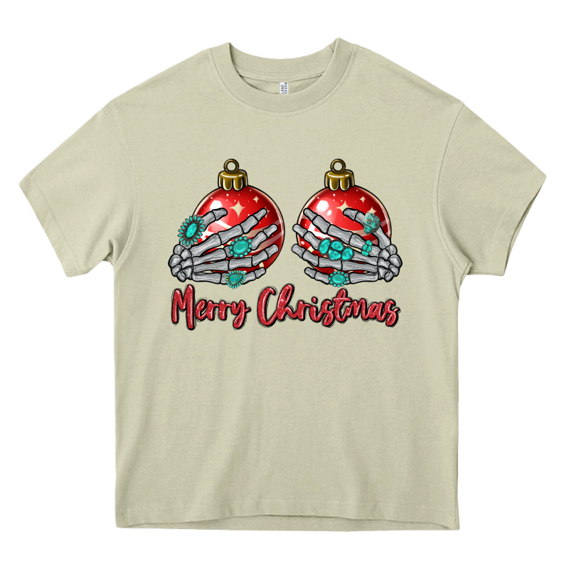 Merry Christmas Heavy Core Tee by MaliasSmallBusiness | Teevron