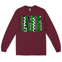 Burgundy Soccer brushstroke Long Sleeve Tee - HowdyJamesFarm