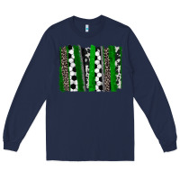 Navy Soccer brushstroke Long Sleeve Tee - HowdyJamesFarm
