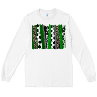 White Soccer brushstroke Long Sleeve Tee - HowdyJamesFarm