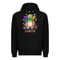 Black LGBTQ+ Messy Bun With Snacks Premium Hoodie - BundleAndBundleShop