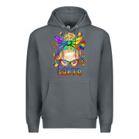 Rock LGBTQ+ Messy Bun With Snacks Premium Hoodie - BundleAndBundleShop