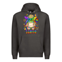 Smoke LGBTQ+ Messy Bun With Snacks Premium Hoodie - BundleAndBundleShop