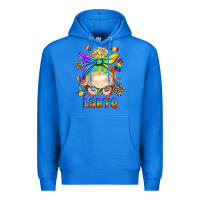 True Royal LGBTQ+ Messy Bun With Snacks Premium Hoodie - BundleAndBundleShop